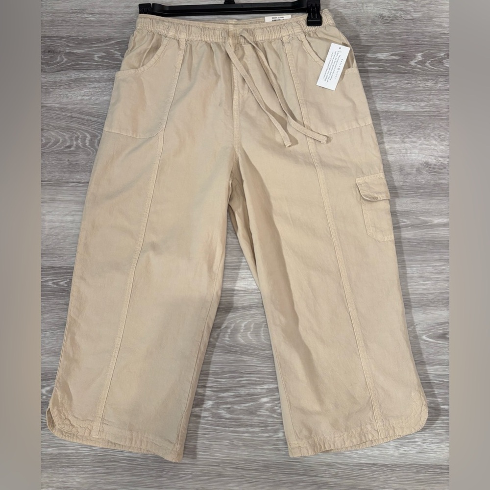NWT Petite Comfort Waist Karen Scott EDNA CAPRI Medium